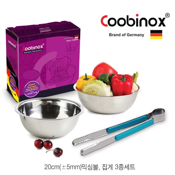 [쿠비녹스] 믹싱볼 쌀함박 채망 채반 찜판 5종세트 (co-1127)
