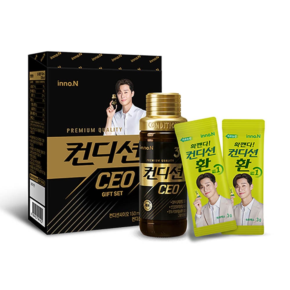 CJ헬스케어 프리미엄 컨디션CEO 1병+환 2포 선물세트(기프트박스)