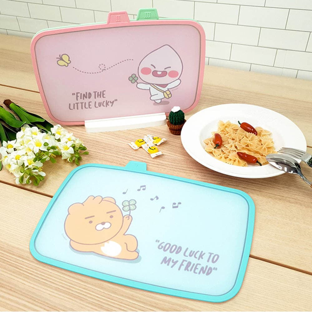 카카오프렌즈 리틀프렌즈파크 슬림 인덱스도마 타원 4p세트