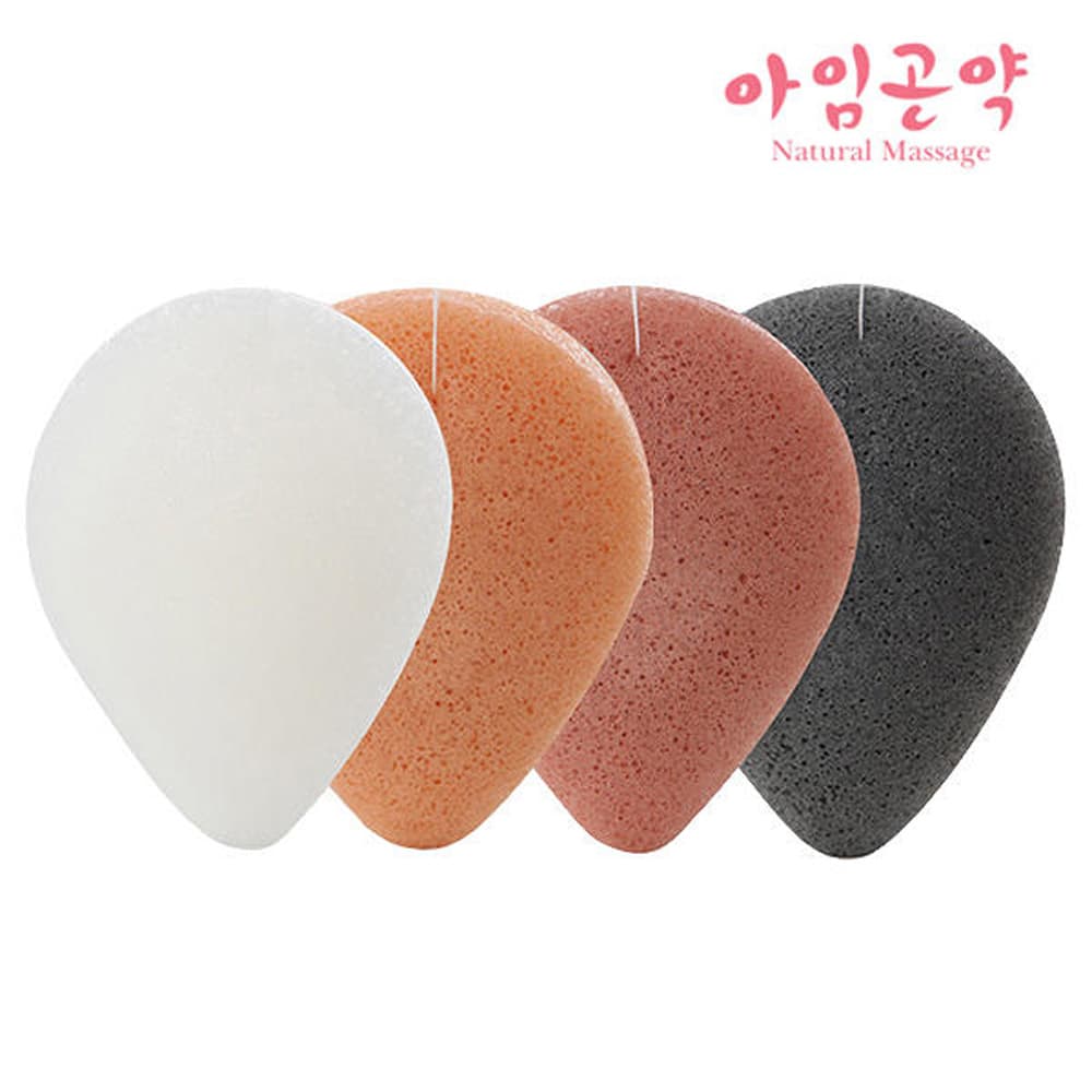 아임곤약 곤약스펀지 세안용4종
