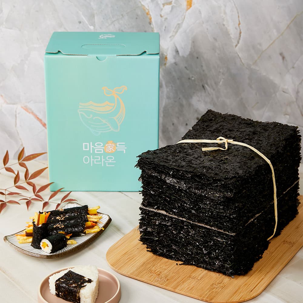 아라온 2023년 완도 청산도 햇곱창김 _ 100매