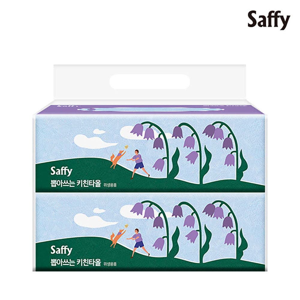 사피 뽑아쓰는키친타올70매2P(2종)