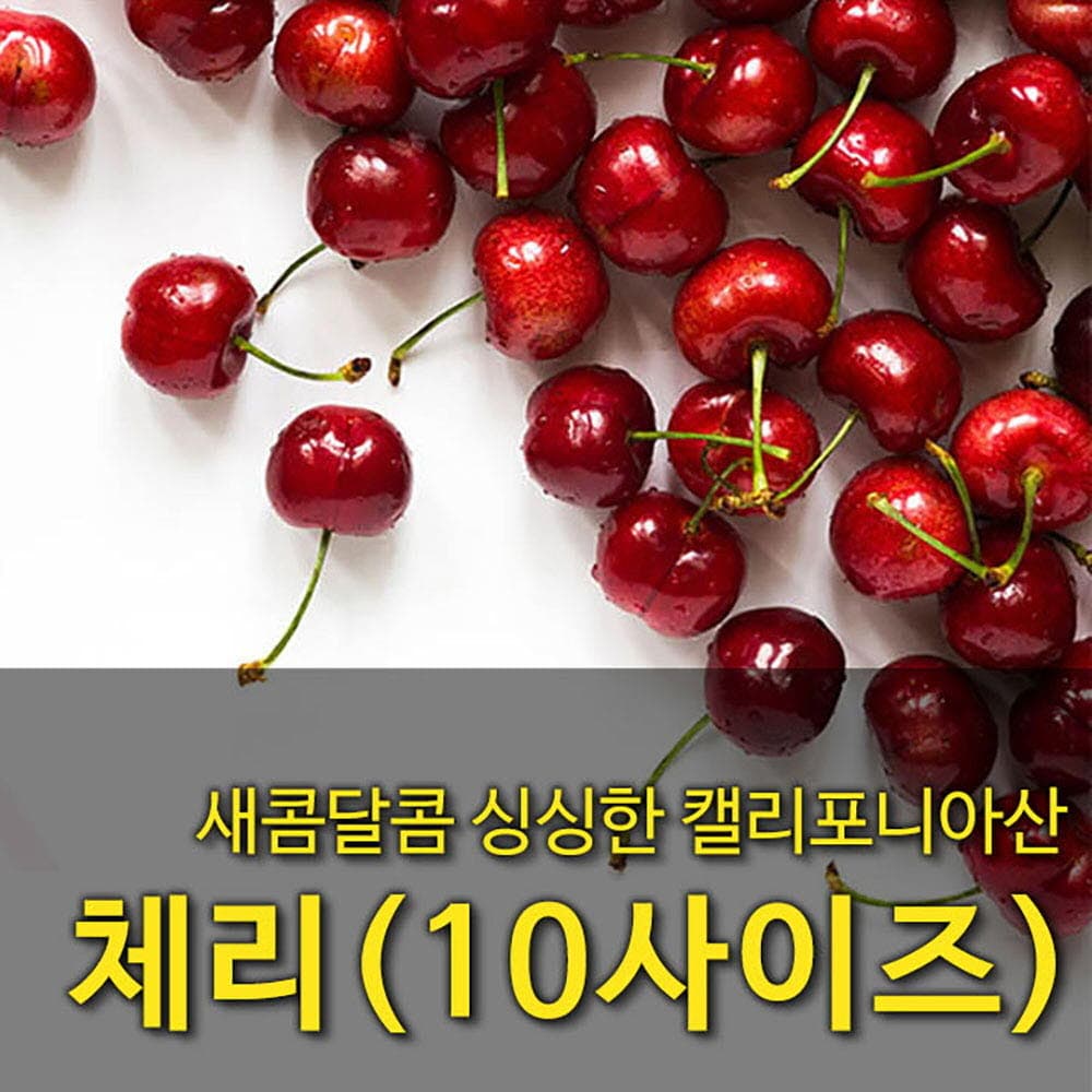 [수입과일] 싱싱한 칠레산 체리 2.5kg (10사이즈)