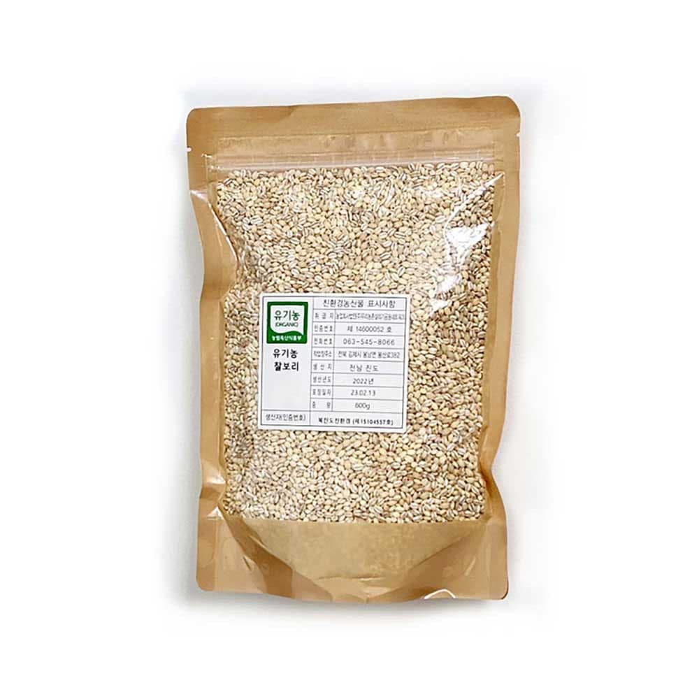 유기농찰보리 800g