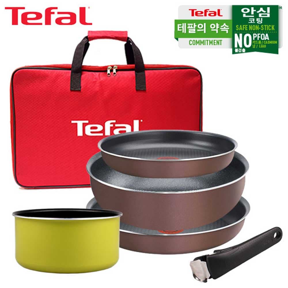 테팔 매직핸즈 로즈 와인 트라이미 3P+볶음팬 26cm+쿡인컬러 매직핸즈 냄비 18cm+리빙멀티백 TFC-RWMH3W6CMHMP8MB
