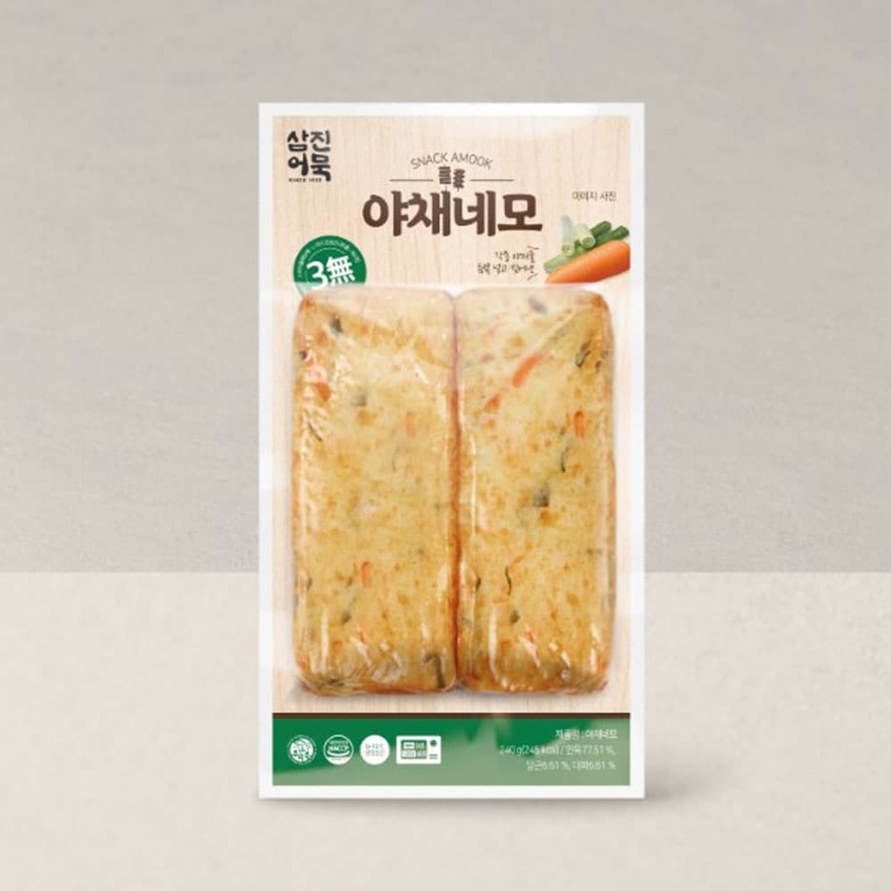삼진어묵 야채네모(멀티박) 240g