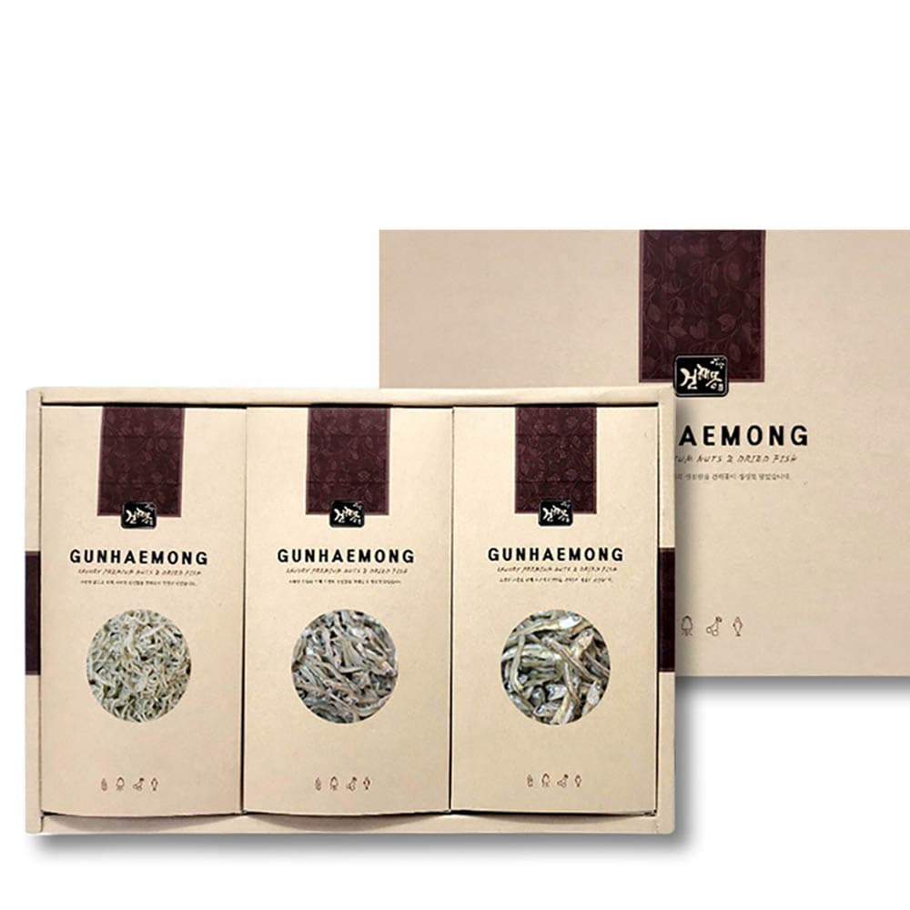 [해울림] 멸치세트 귀족 6호(소멸 300g / 꽃새우 200g / 대멸 300g)