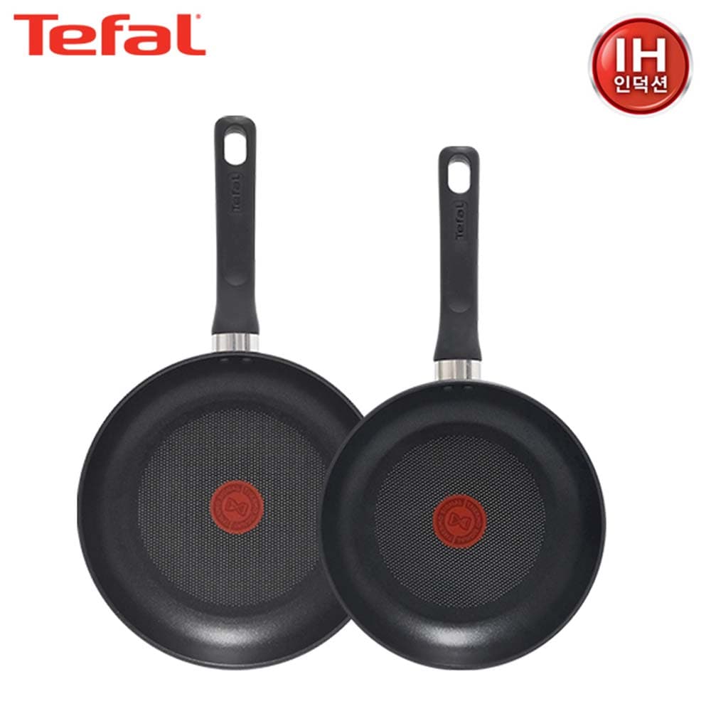 테팔 인덕션 델리커시 티타늄 프라이팬 22cm+24cm TFC-ID24