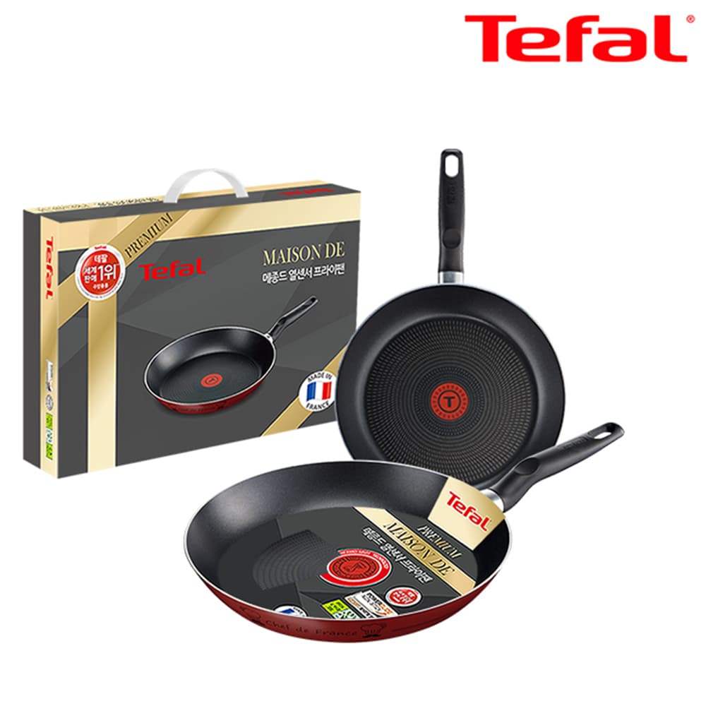 테팔 메종드 열센서 프리미엄 프라이팬 26cm+28cm CT1-MFP2628