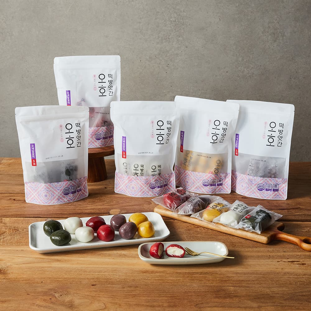 맛있는청년들 더바르게 더바르게 정성담은 흑임자 찹쌀떡 960g