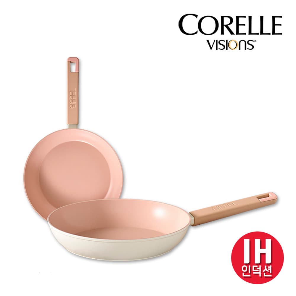 코렐 프림로즈 에펠 인덕션 프라이팬 24cm+28cm CT1-CPREFP2428