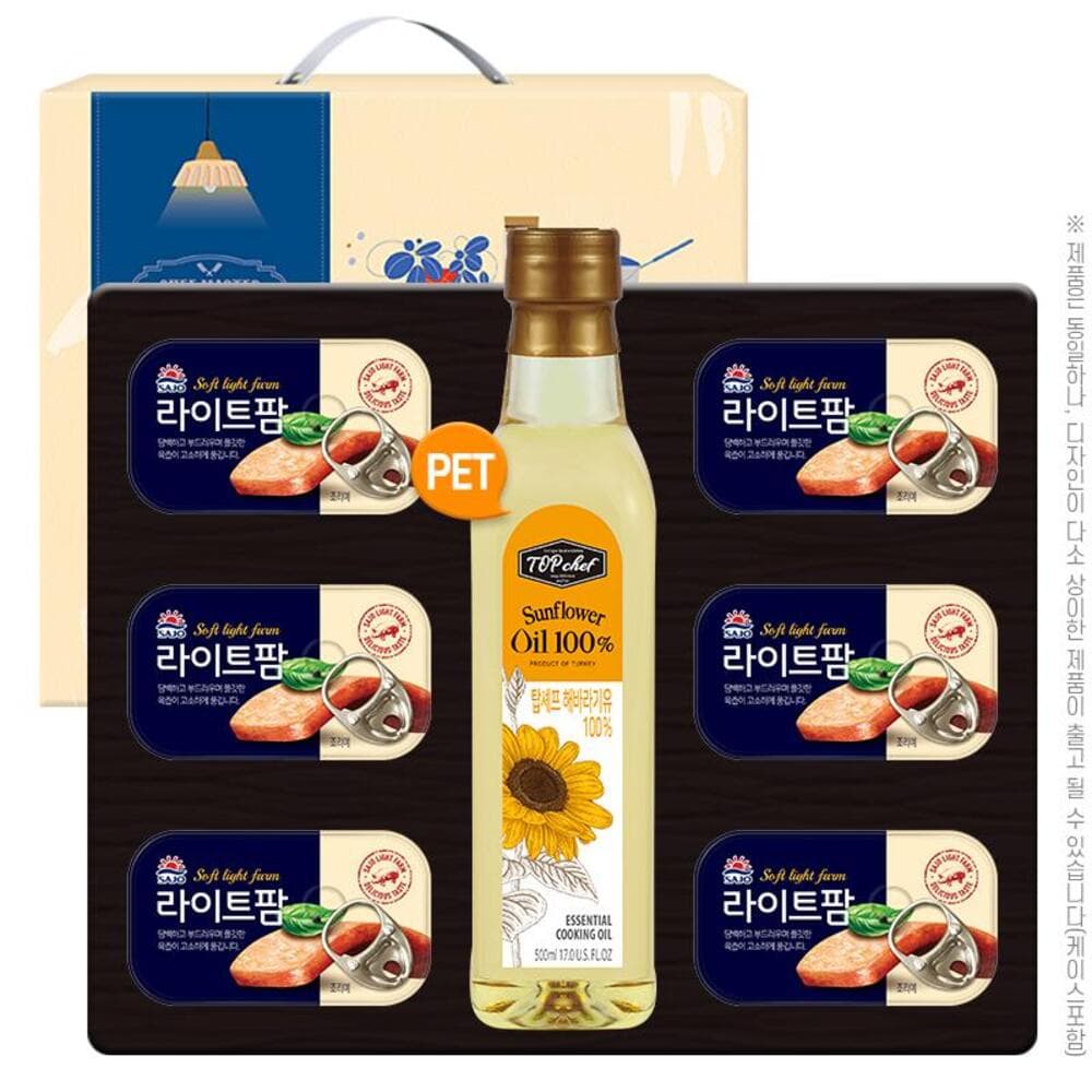 탑셰프페트해바라기유 사조라이트팜6P(7종)