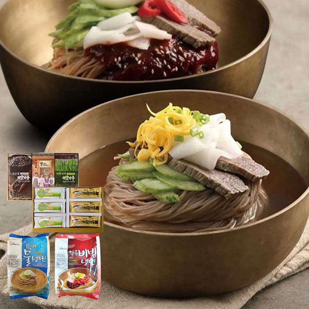 김수미의 밥은먹고다니냐 여름맞이 선물세트 (물냉면1kg+비빔냉면500g+미숫가루520g)