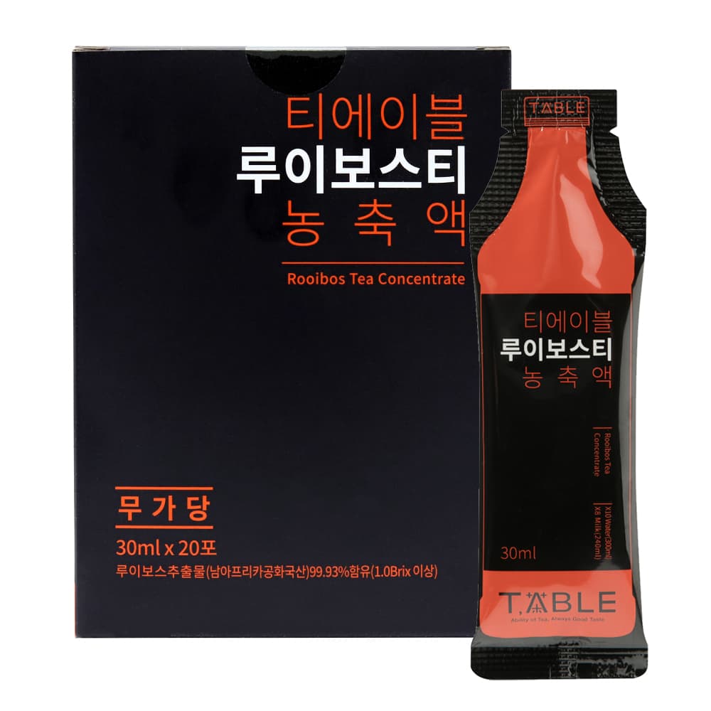 티에이블 루이보스티 농축액 30ML X 10포