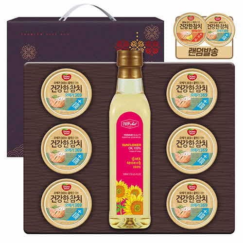 탑셰프페트해바라기유 동원참치6P(7종)
