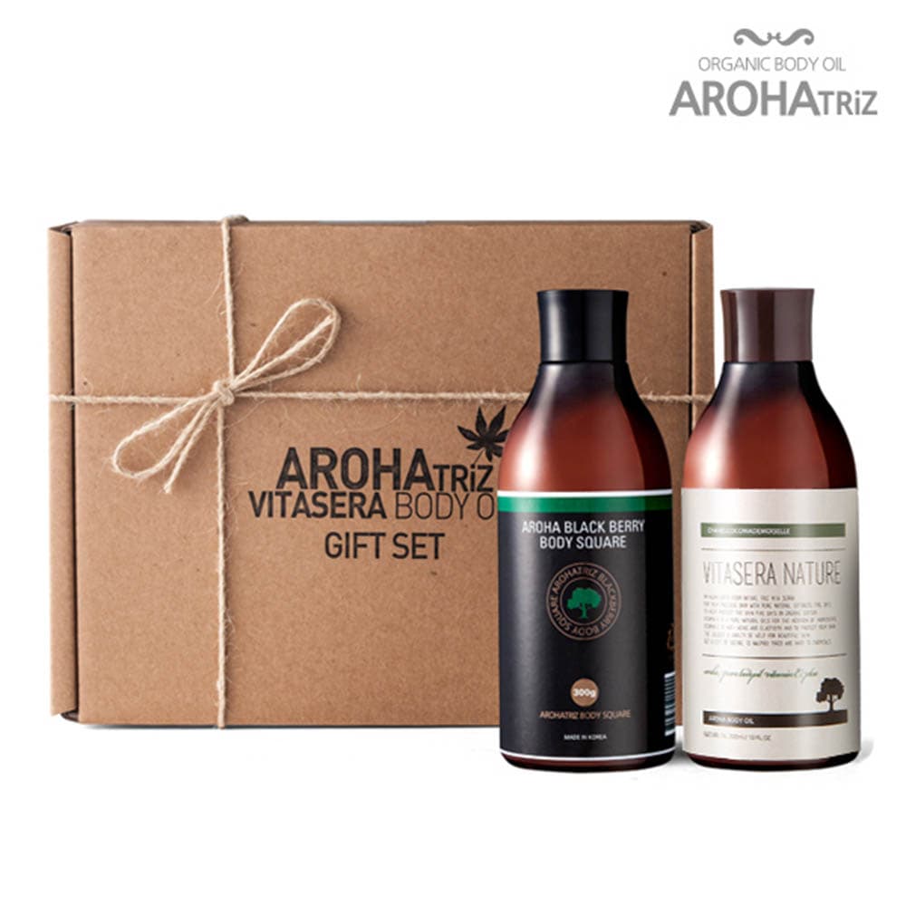 아로하트리즈 바디로션300ml +바디오일 300ml 세트