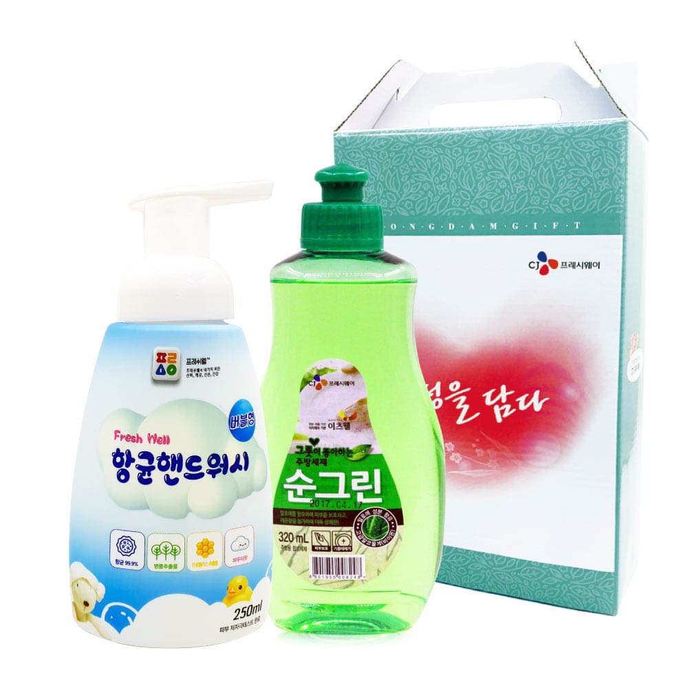 CJ순그린(320용기),핸드워시 2종세트 02065
