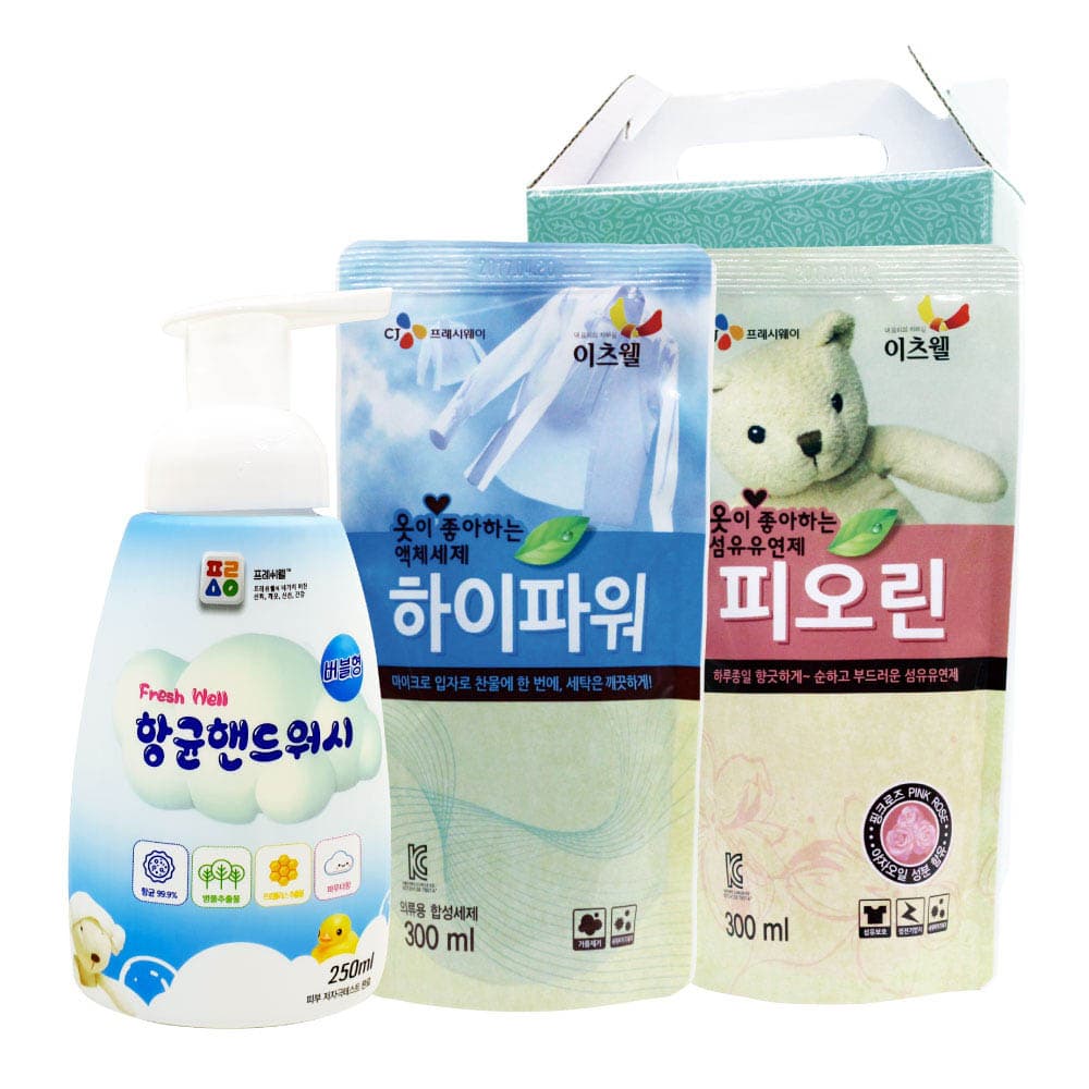 CJ하이파워,피오린,핸드워시 3종세트 02070