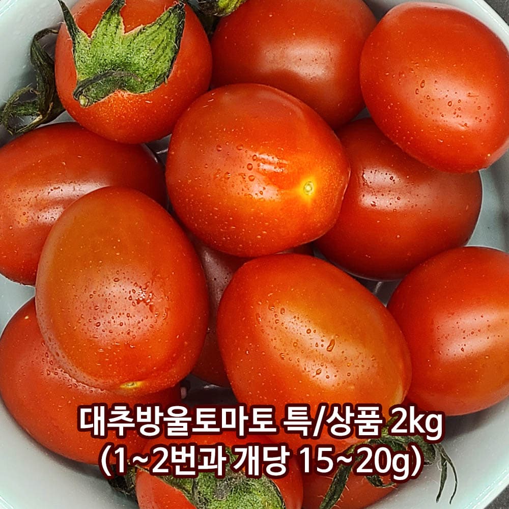 대추방울토마토 2kg(1~2번과)