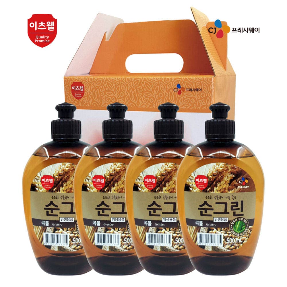 CJ순그린 곡물4종세트500ml(캡형) 00396