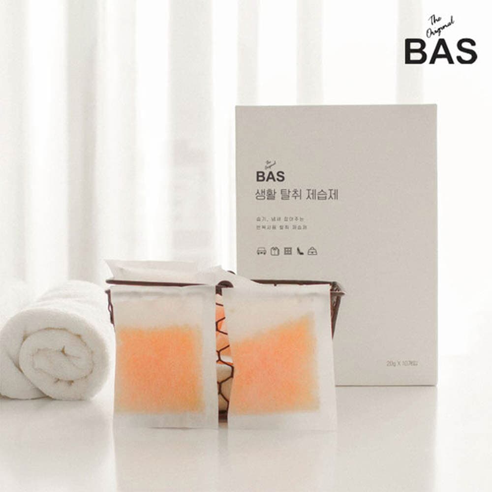 바스(BAS) 생활 탈취 제습제 컴팩트형 20g×10ea / 리뉴얼제품