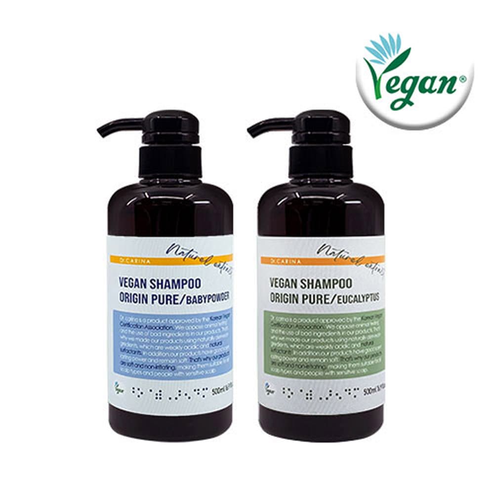 닥터카리나 비건 약산성 친환경 샴푸 대용량 500ml EWG 그린 1등급