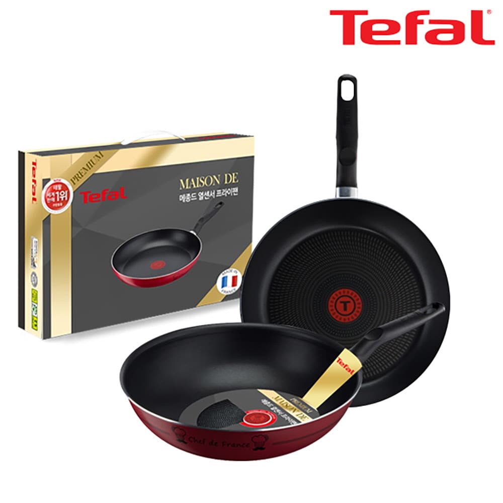테팔 메종드 열센서 프리미엄 프라이팬 30cm+멀티팬 28cm CT1-MFP30W28