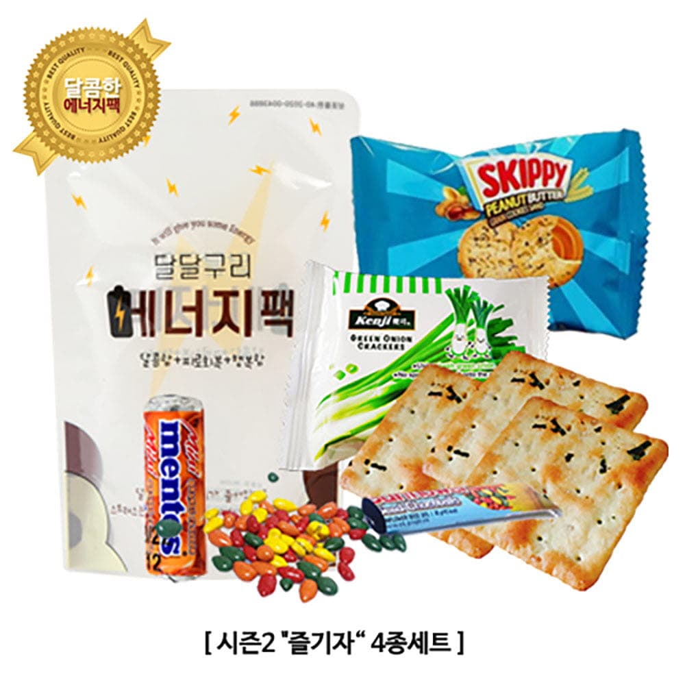 에너지팩 시즌2 달달구리 즐기자 4종세트 x 10개