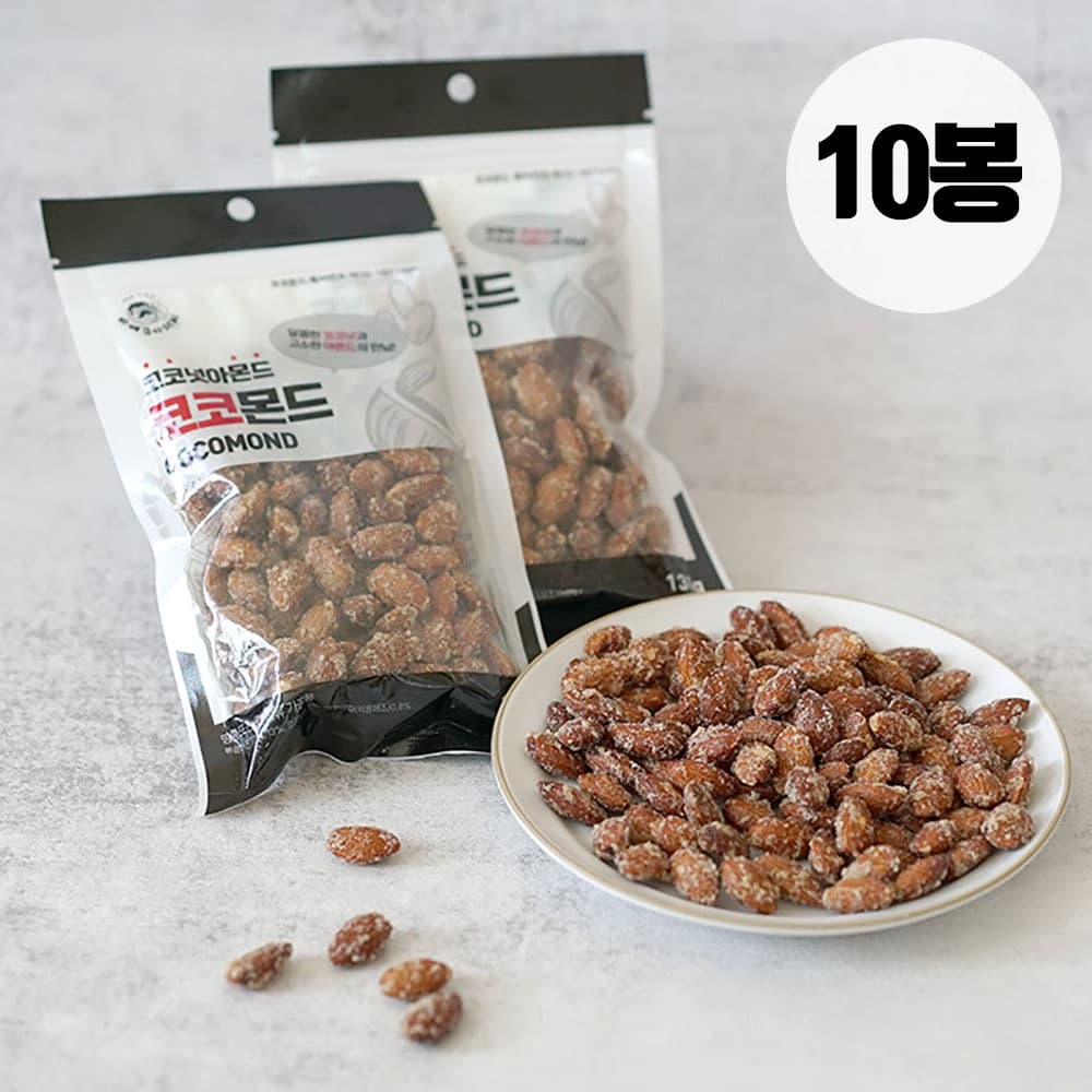 바베큐아저씨 코코몬드 130g x 10봉