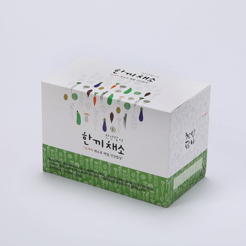 제이웰푸드 천연담아 한끼채소 160g (8g x 20ea)