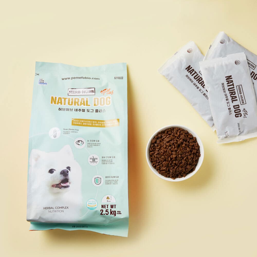 허브허브 네추럴도그 사료 2.5kg