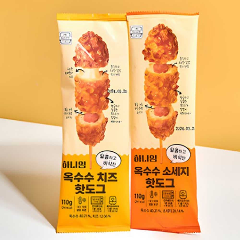 하나임 옥수수 핫도그 110g x 4개 2종 택1