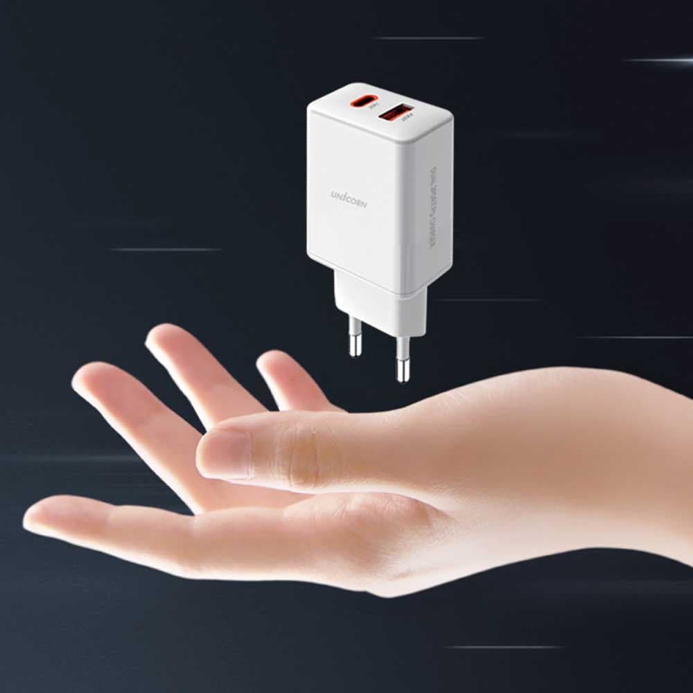 유니콘 듀얼 2포트 25W PD 멀티 고속충전기 갤럭시 아이폰 KA-250PD