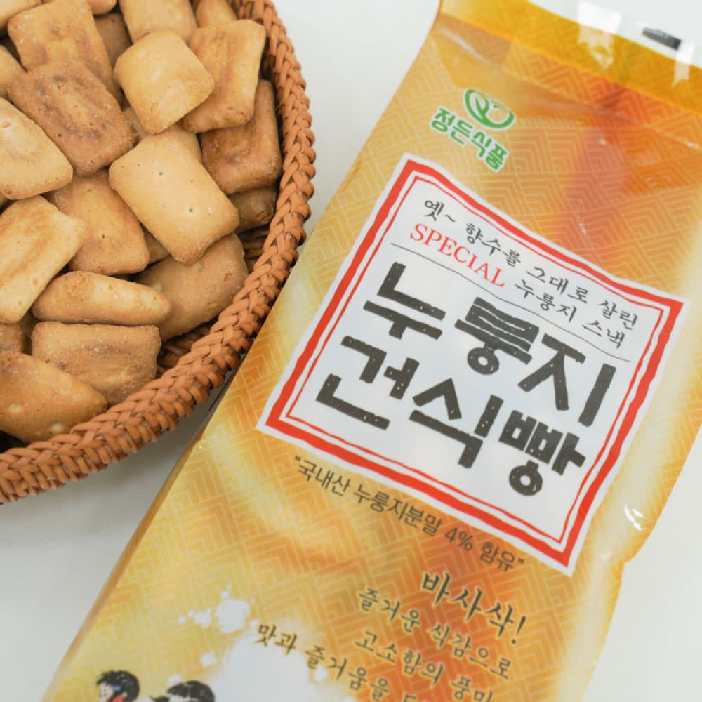 정든식품 옛날과자 누룽지 보리 건빵 210g