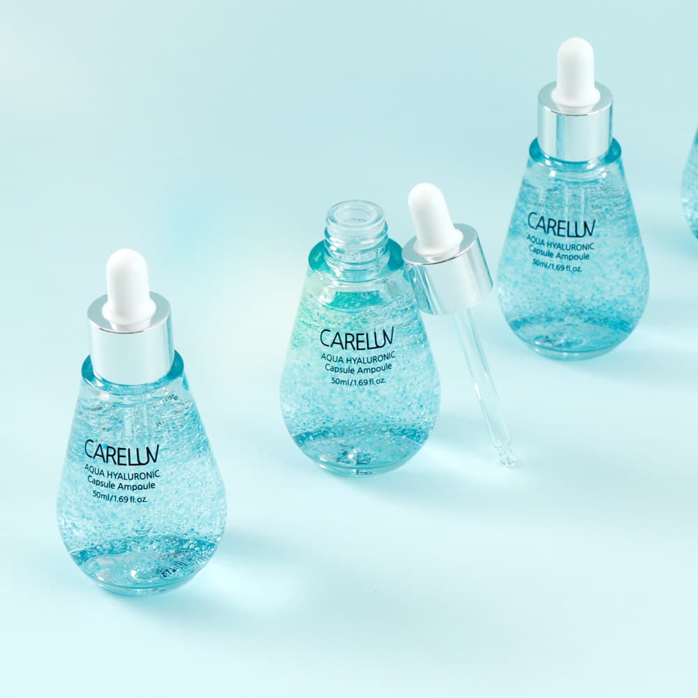 케어럽 아쿠아 히알루로닉 캡슐 앰플 50ml (수분/미백&주름개선)