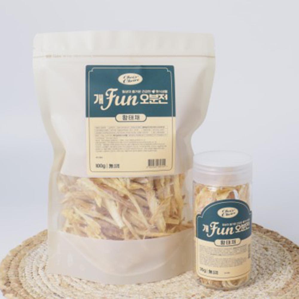 개fun오분전 동결건조 황태채 100g