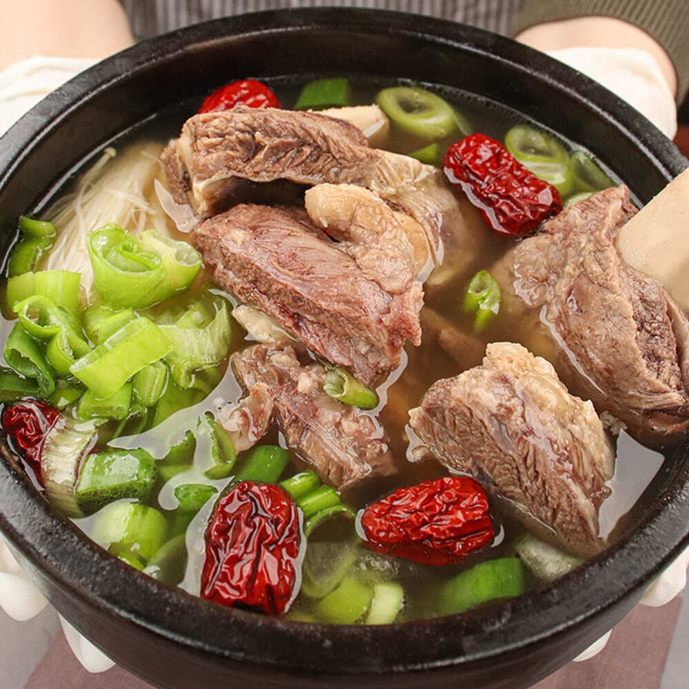 괴물용량 진국 뼈 없는 순살 갈비탕 1팩(600g)