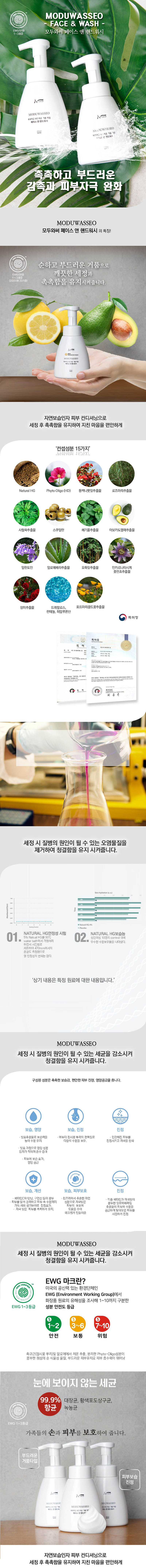 모두와써 페이스 앤 핸드워시 상세이미지
