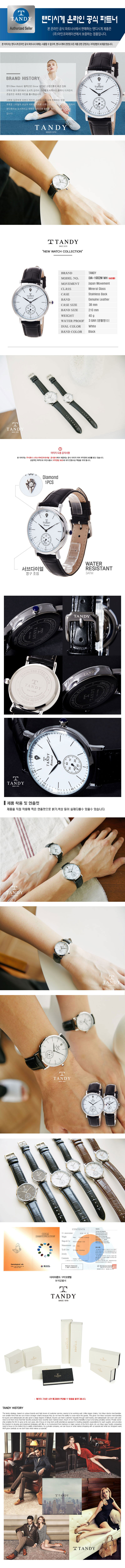 탠디다이아몬드시계 DIA-1902M WH 남성(화이트) 상세이미지