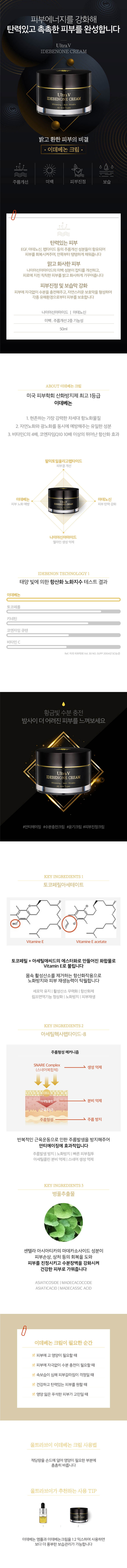 울트라브이 이데베논 크림 50ml 상세이미지