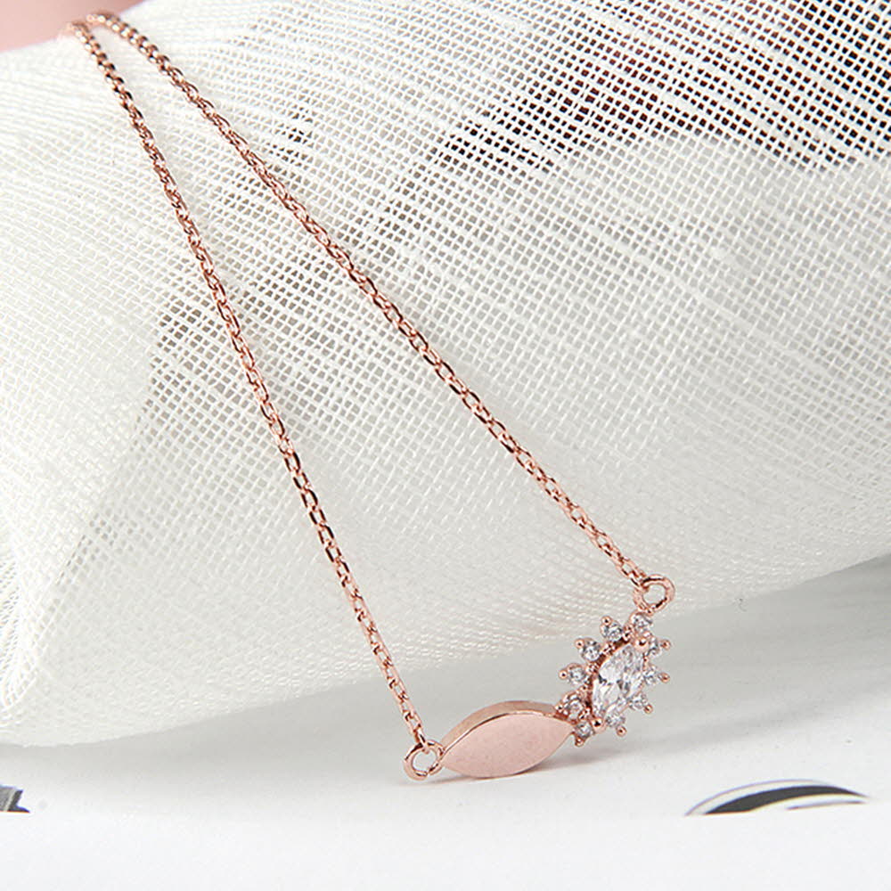 스톤제라 주얼리 SZ3001-RG 로즈골드 아수라 크리스탈 목걸이 상세이미지