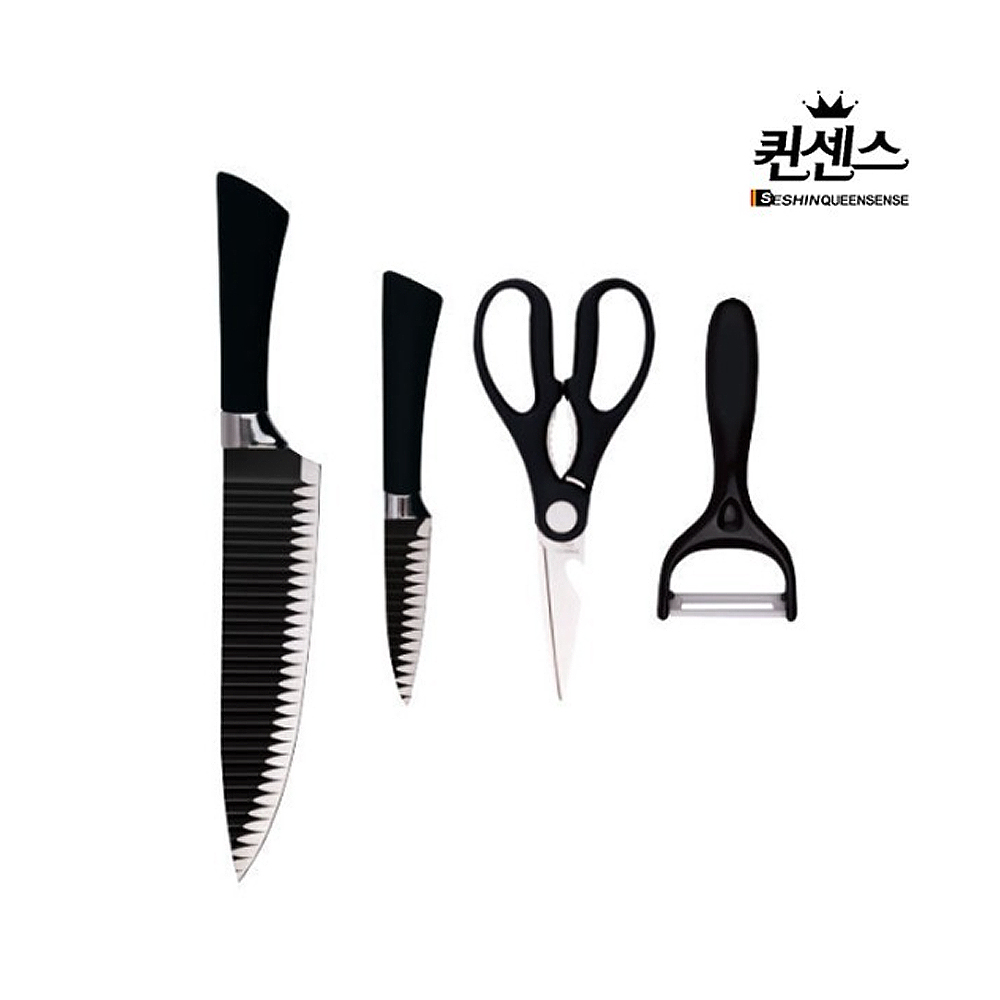 퀸센스 프리미엄 칼 4종세트 상세이미지