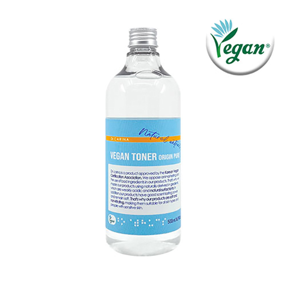 닥터카리나 비건 워터 토너 액체 스킨 로션 대용량 500ml 상세이미지
