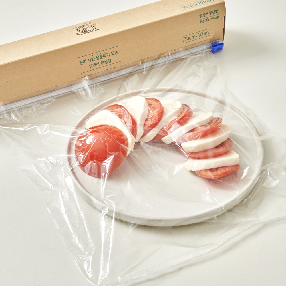위케어 ESG 산화생분해 롤랩 30cm x 100m 상세이미지
