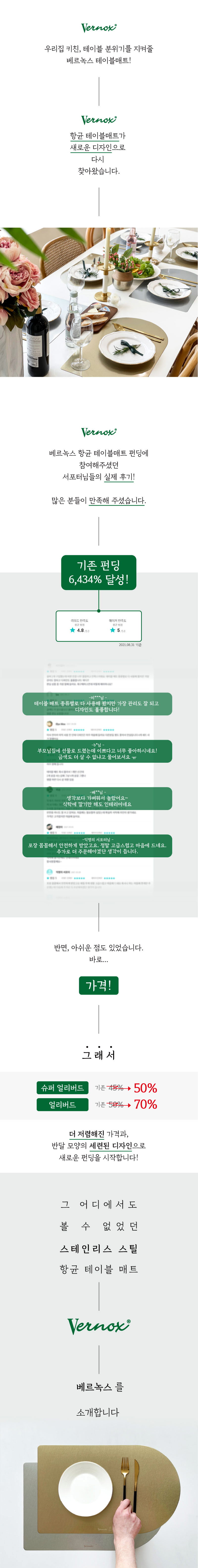베르녹스 반달 테이블 매트 상세이미지