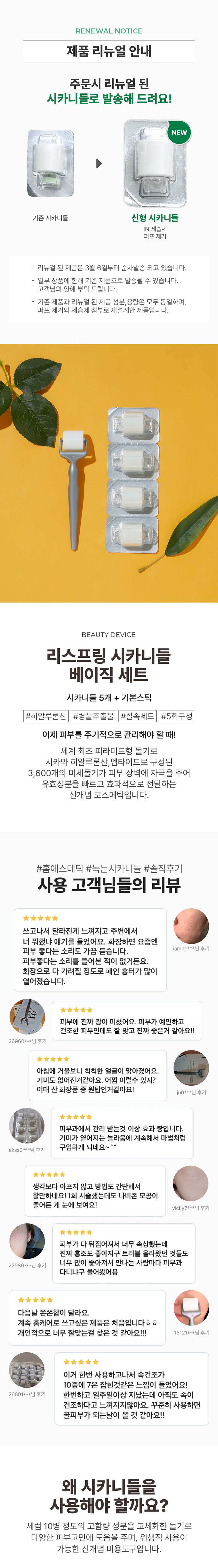 리스프링 시카니들 베이직 세트 상세이미지