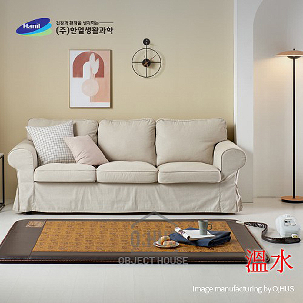 한일생활과학 마야사각 온수매트 더블 분리형 2난방 150*200cm/두께 5CM 상세이미지