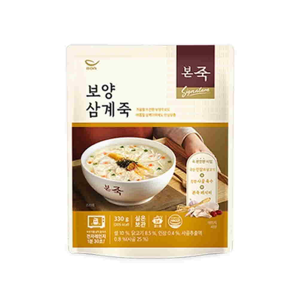 본죽 보양삼계죽 파우치330g 상세이미지
