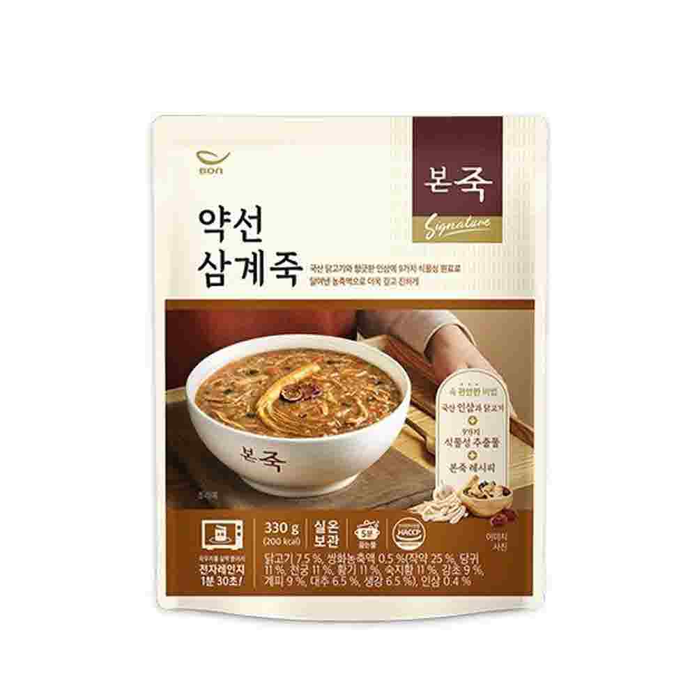 본죽 약선삼계죽 파우치330g 상세이미지