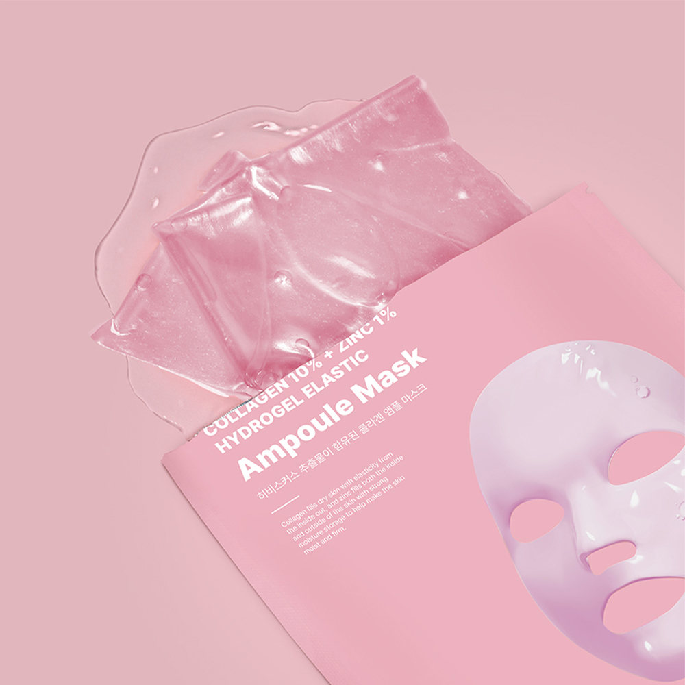 메디셀바이오 달문 콜라겐10% + 징크1% 하이드로겔 엘라스틱 앰플 마스크 5ea 상세이미지